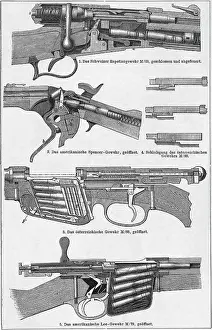 Bullet Prints: Cross Sections Of Rifle Parts/Illust