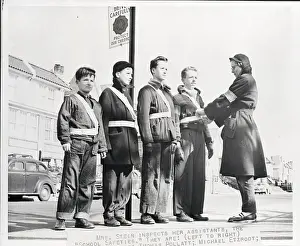 Belt Prints: Crossing Guard with Student Assistants