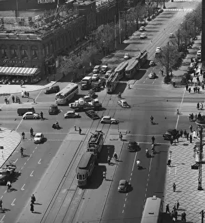 Three Lions Prints: Crossroad Traffic