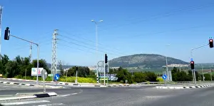 Road Sign Prints: Crossroads in the Jezreel valley and Mount Tabor