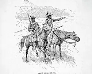 Plains Prints: Crow Indian Scouts