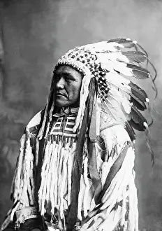 Traditional Style Prints: Crow Indian In Traditional Dress
