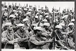 Aden Prints: Crowd of Armed Aden Federal Guards