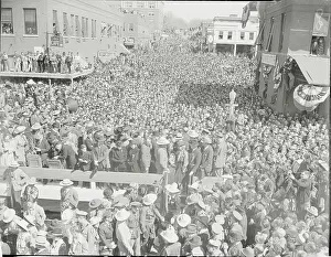 Crowd Attending Dodge City Movie Making Celebration