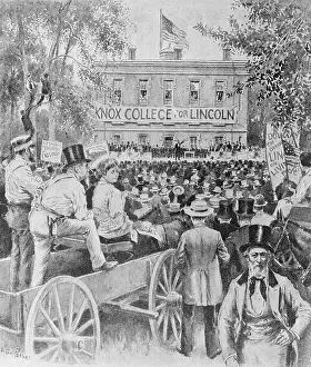 Crowd Attending Lincoln-Douglas Debates