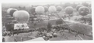 Geneva Prints: Crowd at Balloon Race Site