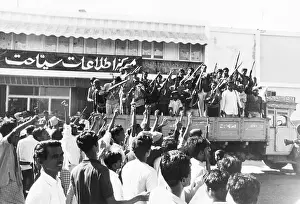 East Pakistan Prints: Crowd Cheers Bangladesh Independence
