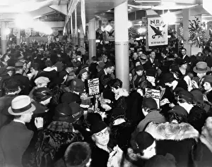 Logo Prints: Crowd in Department Store