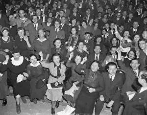 Dressmaker Prints: Crowd of Dressmakers at Meeting