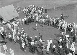 Jock Hutchison Prints: Crowd Following Jock Hutchinson