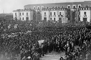 Crowd Gathered for Public Speech