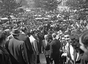 Crowd Gathers Outside The Supreme Court To View Billy Rose And His Divorce Spectacle