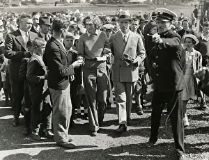 Crowd Greeting British Aviation Pioneer Beryl Markham