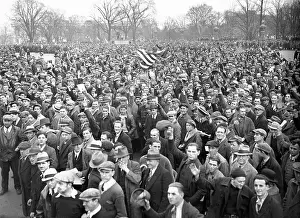 Crowd of Hunger Strikers at Capitol