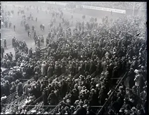 Crowd Leaving Grandstands Of Yankee Stad