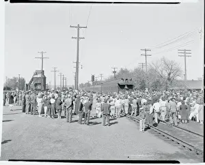 Appreciation Prints: Crowd Listening to FDR