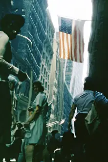 Crowd Near Pan Am Building in the 1960's