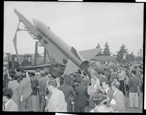 Crowd Near Rocket Dock Site