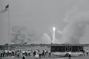 Launch Pad Prints: Crowd Observing Apollo 13