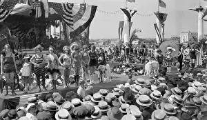 Crowd at Outdoor Swimsuit Fashion Show