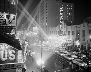 Pantages Theatre Prints: Crowd Outside of Academy Awards Ceremony