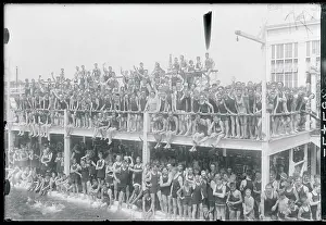 Appreciation Prints: Crowd of People in Bathing Suits