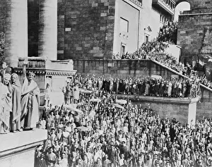 Crowd Scene in Scipio Africanus