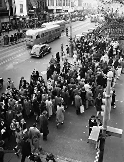 Crowd Shopping in Downtown Washington, DC