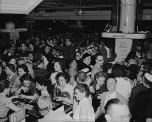 Macy And Company Prints: Crowd Shopping At Macys Department Store