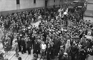 Crowded Prints: Crowd On Street; Ny Stock Market