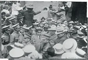 Appreciation Prints: Crowd Surrounding General Plutarco