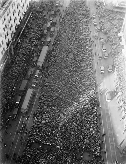 Loud Prints: Crowd at Time Square for 1921 World Series