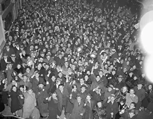 Crowd in Times Square for New Year