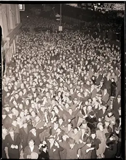 Midnight Prints: Crowd in Times Square for New Year