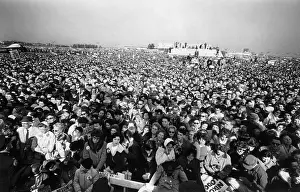 Garden City Prints: Crowd Waits for Dwight Eisenhower and Richard Nixon