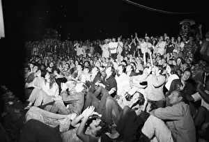 Crowd Watching Armstrong's First Step