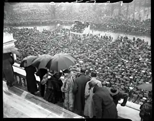 Lifting Prints: Crowd Watching FDR's Inauguration