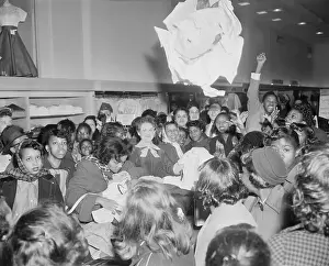 Frenzy Prints: Crowd of Women Shoppers
