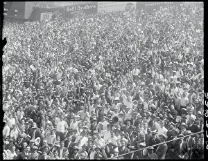 Overwhelming Prints: Crowded Bleacher Areas at Yankee Stadium