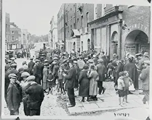 Caution Prints: Crowded Street in Ireland