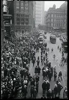 Crowded Street in New York