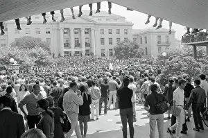 Crowds Attending Anti-Draft Commencement