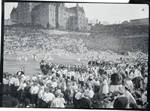 Crowds of Children at Tacoma Stadium Day