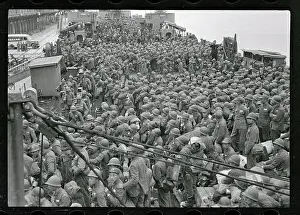 Crowds of Chinese Nationalist Troops