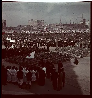 Shanghai Prints: Crowds Gathered for Chiang's Return