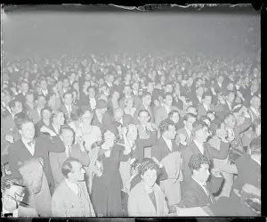 Chaos Prints: Crowds Gathering at Election Rally