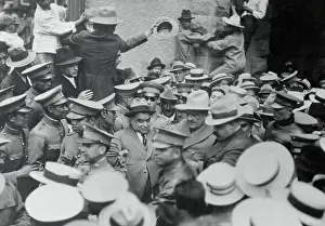 Frenzy Prints: Crowds Greeting Plutarco Calles