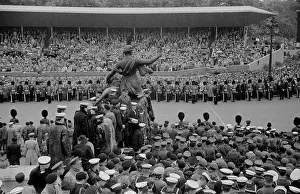 Huty32923 Prints: Crowds At Queen Elizabeth II's Coronation Route, 1953