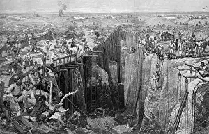 Diamond Prints: Crowds Surrounding Diamond Mine