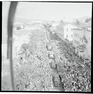 San Jose Prints: Crowds Watching a Parade